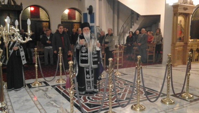 Προηγιασμένη Θεία Λειτουργία στον Ι. Ν. Αγίας Αικατερίνης Τριπόλεως (ΦΩΤΟ)