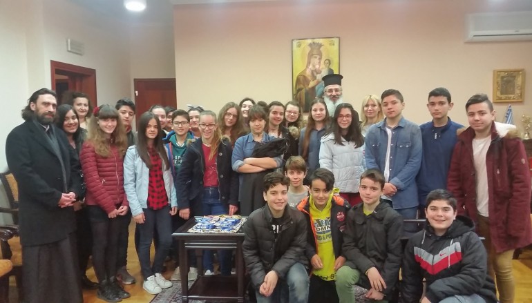 Επίσκεψη του Μουσικού Γυμνασίου στο Μητροπολίτη Αλεξανδρουπόλεως (ΦΩΤΟ)