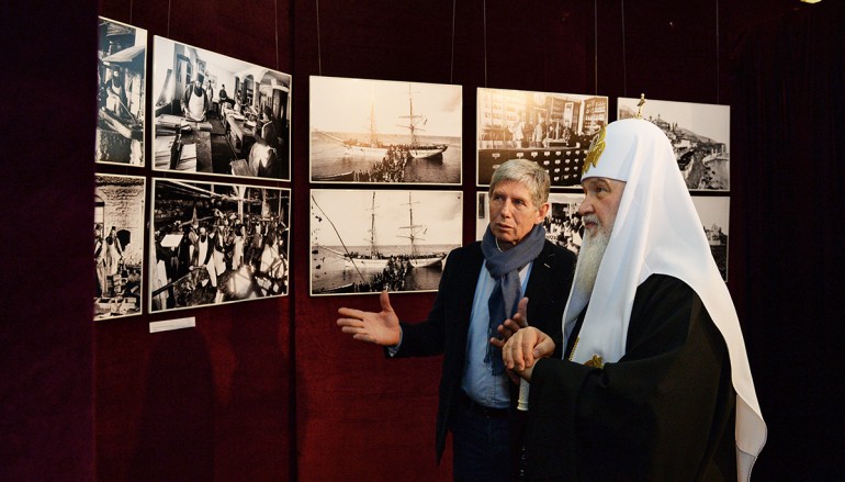 Έκθεση για το Άγιον Όρος εγκαινίασε ο Πατριάρχης Μόσχας (ΦΩΤΟ)