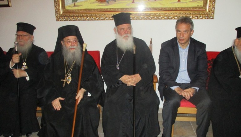 Στα Τρίκαλα ο Αρχιεπίσκοπος για τα ονομαστήρια του πρώην Τρίκκης Αλεξίου (ΦΩΤΟ)