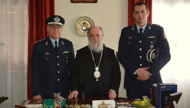 Στο Μητροπολίτη Ελευθερουπόλεως ο νέος Αστυνομικός Δ/ντης Καβάλας