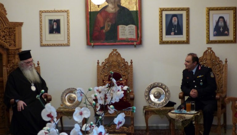 Στο Μητροπολίτη Καστορίας ο Γεν. Αστυνομικός Δ/ντης Δυτικής Μακεδονίας (ΦΩΤΟ)