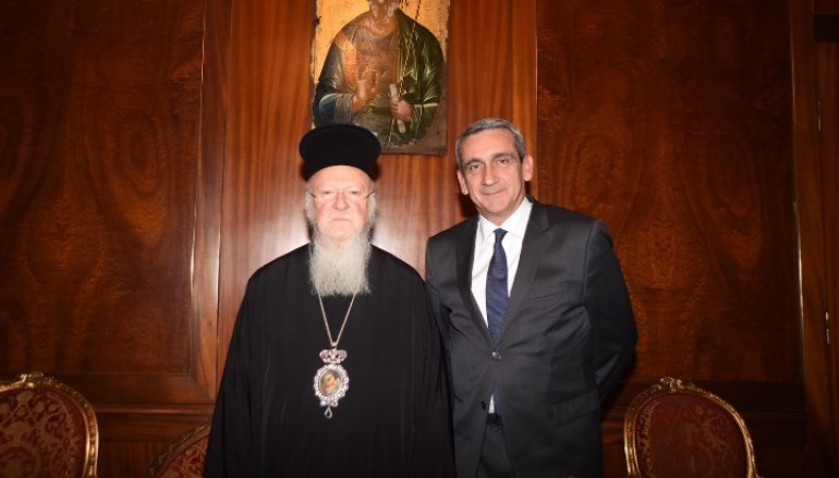 Στον Οικ. Πατριάρχη ο Περιφερειάρχης Ν. Αιγαίου (ΦΩΤΟ)