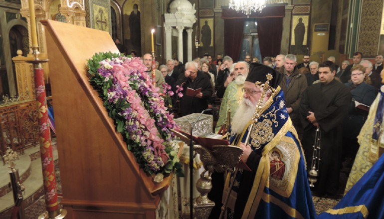 Ο Μητροπολίτης Δημητριάδος στον Πειραιά για τους Χαιρετισμούς (ΦΩΤΟ-ΒΙΝΤΕΟ)