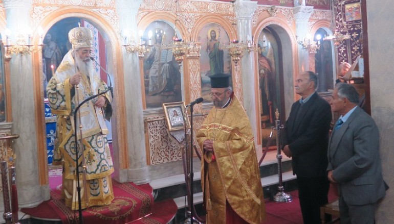 Ο Μητροπολίτης Φθιώτιδος στην Κάτω Τιθορέα (ΦΩΤΟ)