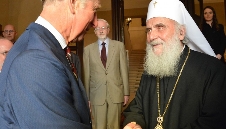 Στον Πατριάρχη Σερβίας ο Πρίγκιπας Κάρολος της Αγγλίας (ΦΩΤΟ)