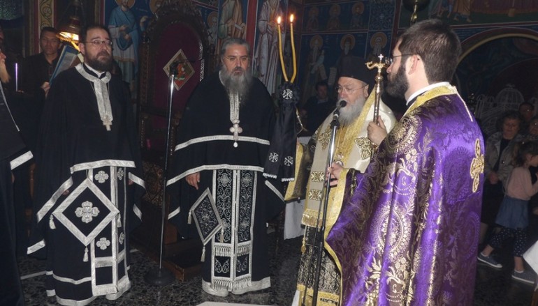 Προηγιασμένη Θ. Λειτουργία τέλεσε ο Μητροπολίτης Κορίνθου στο Ησυχαστήριο Γοργοϋπηκόου Ψαχνών Ευβοίας (ΦΩΤΟ)