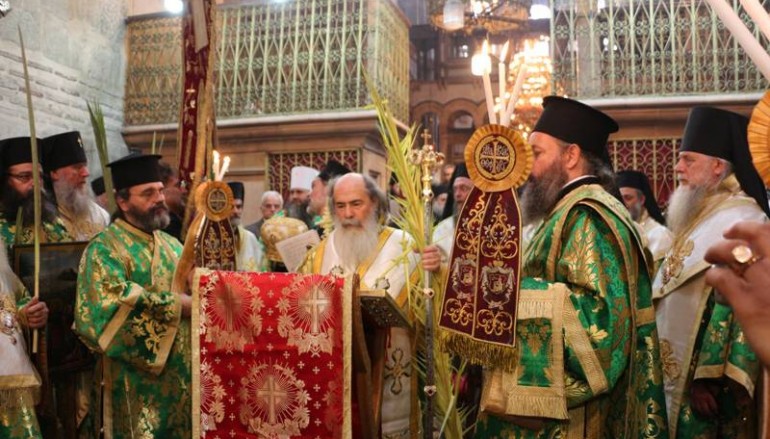 Η Κυριακή των Βαΐων στο Πατριαρχείο Ιεροσολύμων (ΦΩΤΟ – ΒΙΝΤΕΟ)