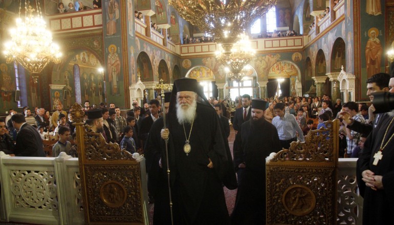 Ο Αρχιεπίσκοπος στον Άγ. Νικόλαο Καλλιθέας για τον Κατανυκτικό Εσπερινό (ΦΩΤΟ)