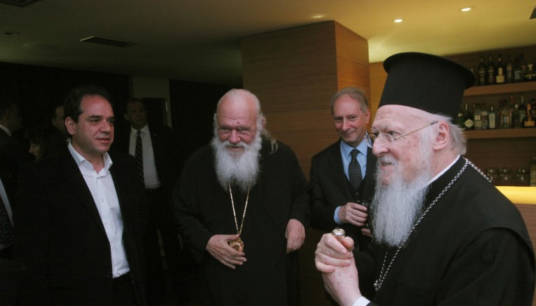 Συνάντηση Οικ. Πατριάρχη με Αρχιεπίσκοπο στη Λέσβο (ΦΩΤΟ)