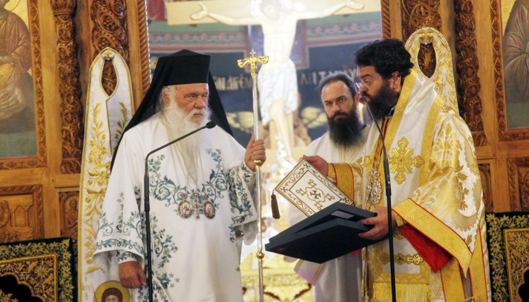 Ο Αρχιεπίσκοπος στην Ι. Μητρόπολη Μαρωνείας (ΦΩΤΟ)