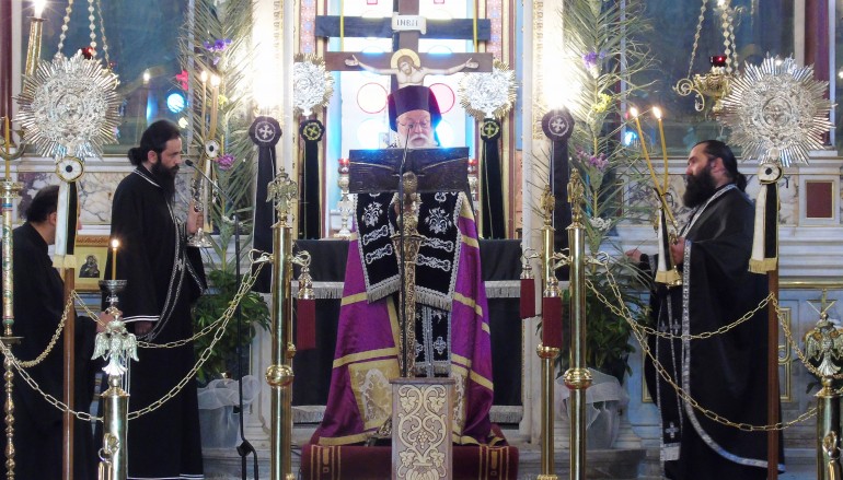 Η Ακολουθία των Αχράντων Παθών στην Ι. Μ. Μαντινείας (ΦΩΤΟ)