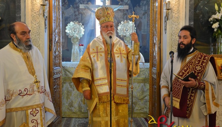 Η Ε΄ Κυριακή των Νηστειών στην Ι. Μητρόπολη Μαντινείας (ΦΩΤΟ)
