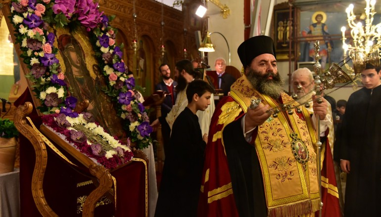 Η Ακολουθία της Γ΄ Στάσεως των Χαιρετισμών στην Ι. Μ. Λαγκαδά (ΦΩΤΟ)