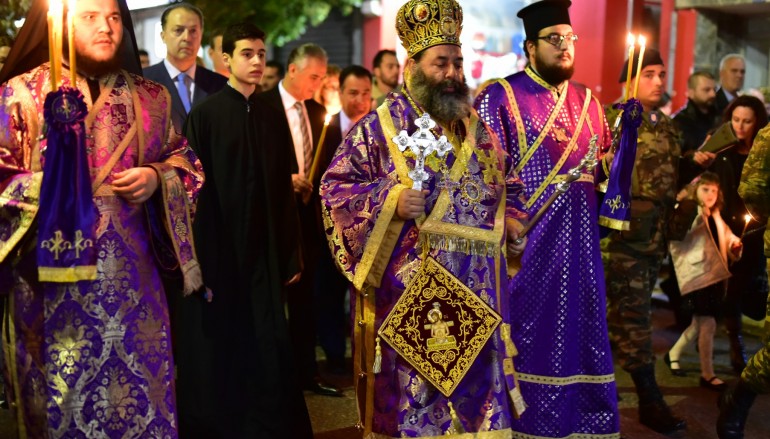 Η Ακολουθία του Επιταφίου στην Ι. Μ. Λαγκαδά (ΦΩΤΟ)