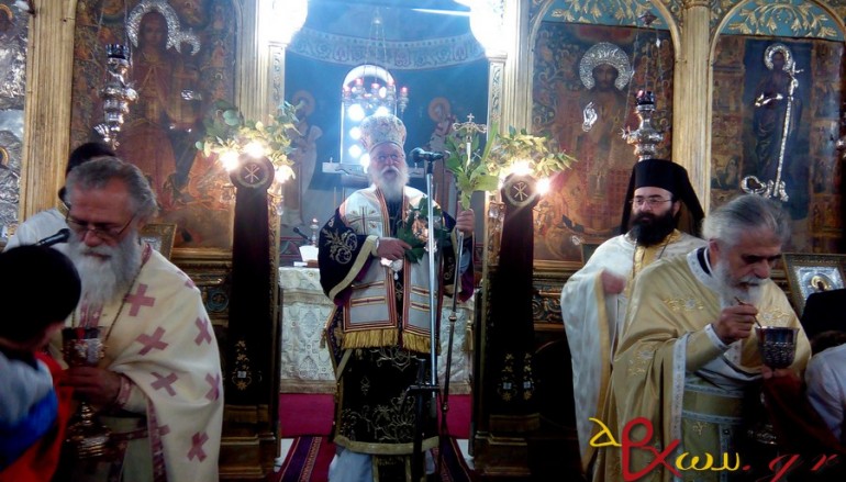 Η Κυριακή των Βαΐων στην Ι. Μητρόπολη Μαντινείας (ΦΩΤΟ)
