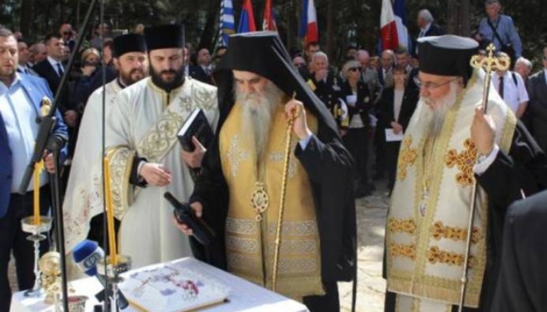 Επιμνημόσυνη Δέηση για τους Σέρβους στρατιώτες στη νησίδα Βίδο (ΦΩΤΟ)