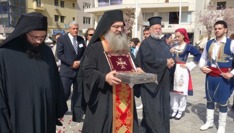Υποδοχή Τιμίου Ξύλου στην Ιερά Αρχιεπισκοπή Κρήτης (ΦΩΤΟ – BINTEO)
