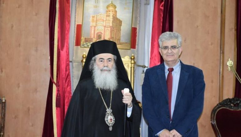 Στον Πατριάρχη Ιεροσολύμων ο Επιθεωρητής του Υπουργείου Παιδείας της Κύπρου (ΦΩΤΟ-ΒΙΝΤΕΟ)