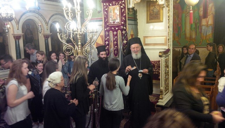 Η Ι. Μ. Χαλκίδος προσευχήθηκε για τους μαθητές της (ΦΩΤΟ)