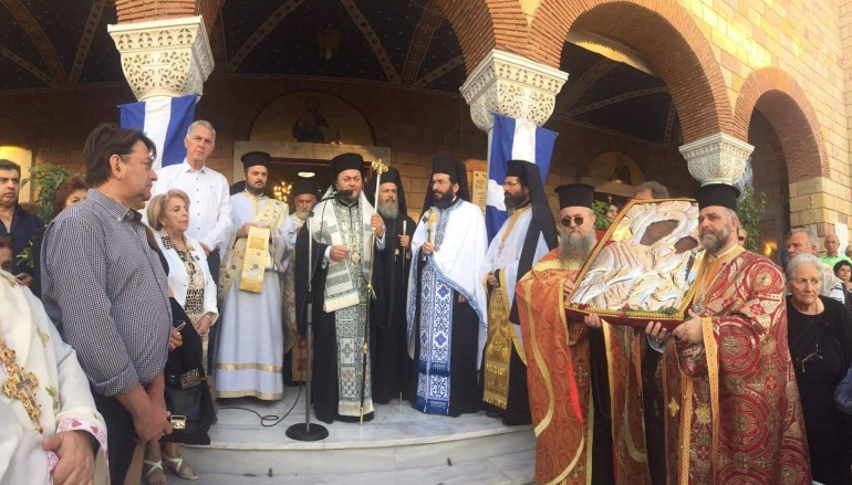 Ο εορτασμός του Αγίου Ιωάννου του Θεολόγου στο Περιστέρι (ΦΩΤΟ)