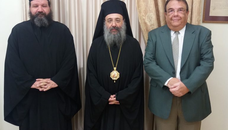 Ὁ νέος Διοικητής τοῦ Πανεπιστημιακοῦ Νοσοκομείου «Παναγία ἡ Βοήθεια» στόν Μητροπολίτη Πατρῶν (ΦΩΤΟ)