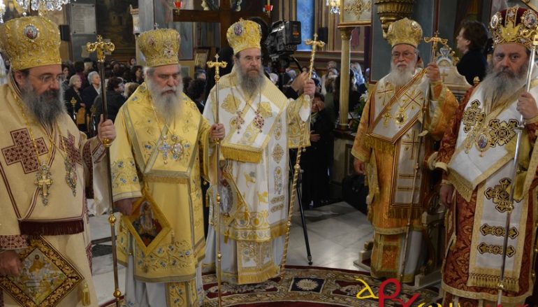 Μητροπολίτης Πατρών: «Σήμερα η Τριπολιτσά αγάλλεται για τα Παλικάρια της» (ΦΩΤΟ)