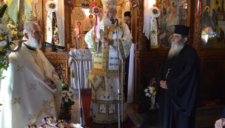 Ο εορτασμός των Αγίων Ραφαήλ, Νικολάου και Ειρήνης στην Ι. Μ. Κυδωνίας (ΦΩΤΟ)