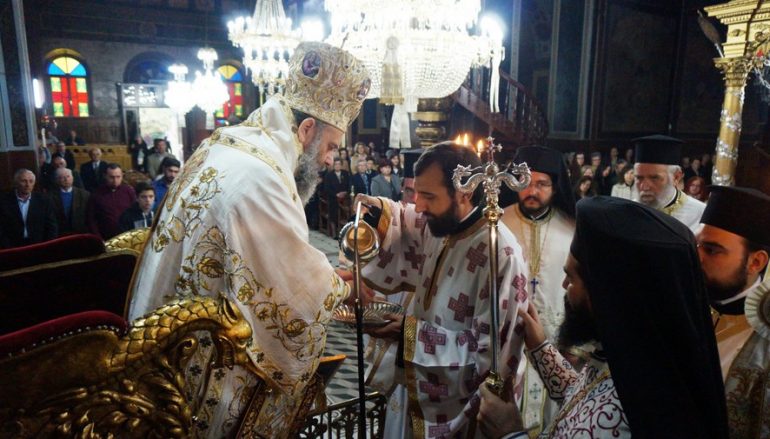 Χειροτονία διακόνου από τον Μητροπολίτη Θεσσαλιώτιδος (ΦΩΤΟ)
