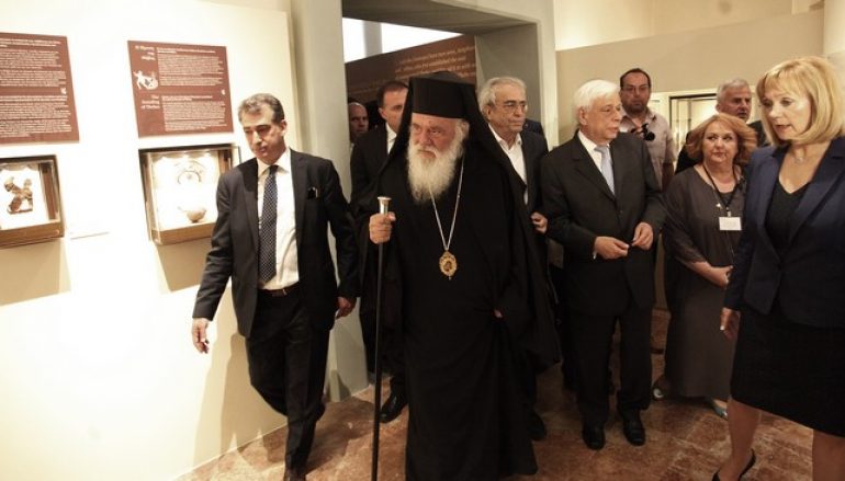 Παρουσία του ΠτΔ τα εγκαίνια του Αρχαιολογικού Μουσείου Θηβών (ΦΩΤΟ)