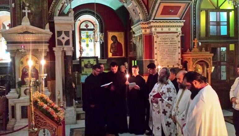 Αγρυπνία για τον Αγ. Λουκά στον Ι. Ναό Αγ. Βασιλείου Τρίπολης (ΦΩΤΟ)