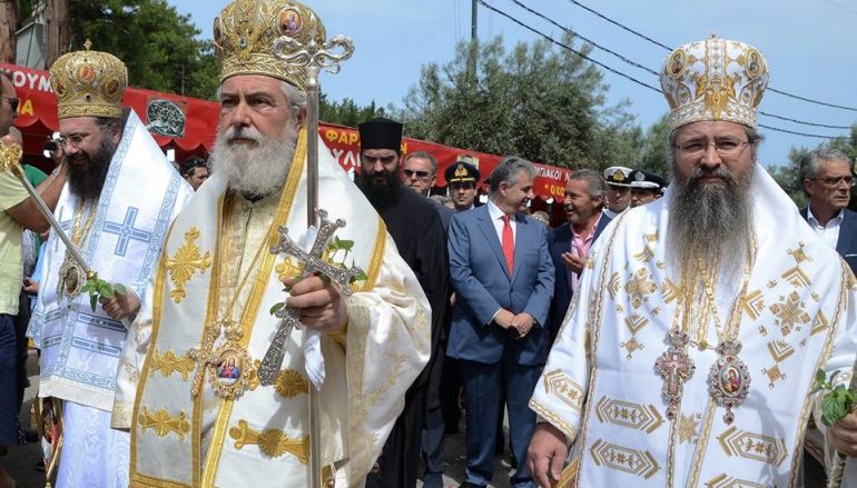 Αρχιερατικό Συλλείτουργο στη Λευκάδα για την Παναγία Φανερωμένη (ΦΩΤΟ – ΒΙΝΤΕΟ)