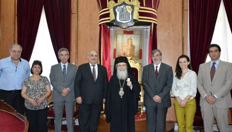 Ο Αναπληρωτής Υπουργός Ανάπτυξης της Ελλάδας στον Πατριάρχη Ιεροσολύμων (ΦΩΤΟ-ΒΙΝΤΕΟ)