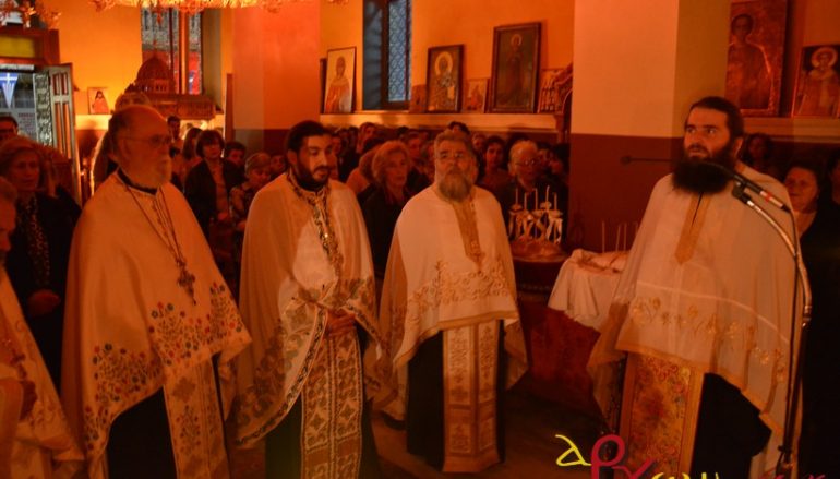 Αγρυπνία προς τιμήν του Οσίου Λουκά του Ιατρού στην Τρίπολη (ΦΩΤΟ)