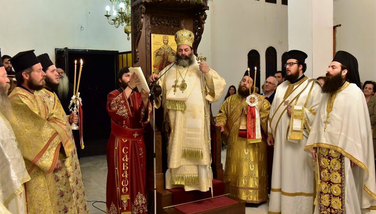 Αγρυπνία επί τη αποδόσει του Πάσχα στον Ι. Ν. Οσίου Πορφυρίου του Καυσοκαλυβίτου Λαγκαδά (ΦΩΤΟ)