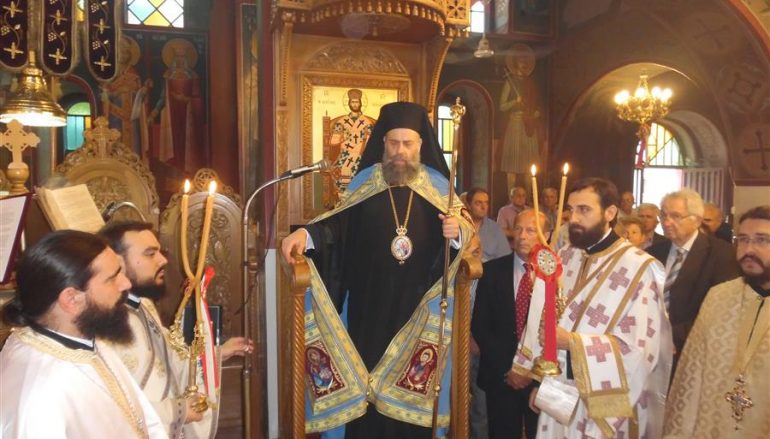 Εσπερινός στον πανηγυρίζοντα Ιερό Ναό Αγίου Θεοδώρου Αρτεσιανού Καρδίτσης (ΦΩΤΟ)
