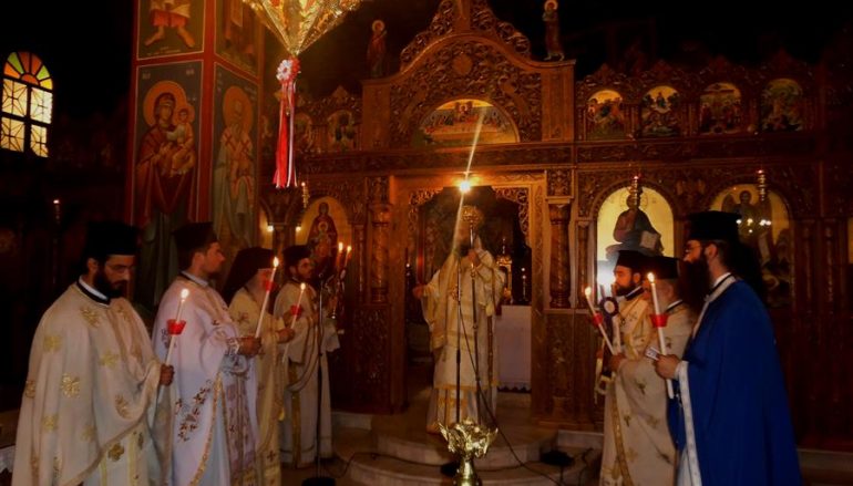 Αγρυπνία επί τη αποδόσει του Πάσχα στον Ι. Ν. Αγίου Αλεξάνδρου Καρδίτσης (ΦΩΤΟ)