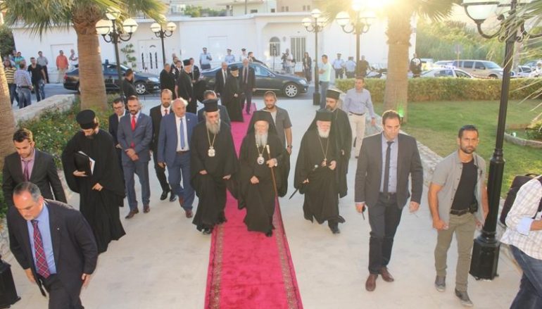 Ξενάγηση στον ΟΑΚ του Οικ. Πατριάρχη και δηλώσεις για τους απόντες της Συνόδου (ΦΩΤΟ)