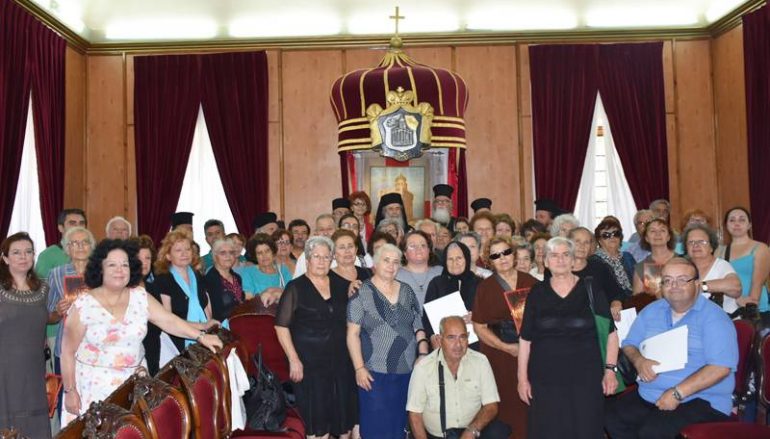Προσκυνητές από την Ι. Μ. Σητείας στον Πατριάρχη Ιεροσολύμων (ΦΩΤΟ – ΒΙΝΤΕΟ)