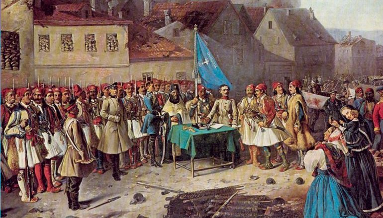 Αποκαλυπτήρια μνημείου υπέρ της ελληνικής λεγεώνας της Κριμαίας