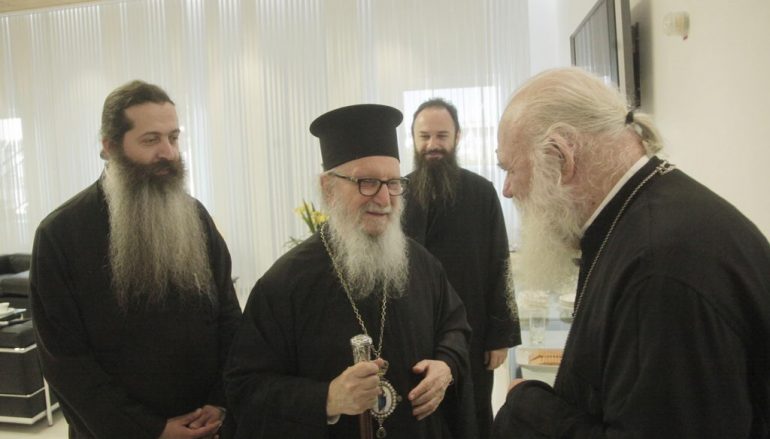 Συνάντηση Αρχιεπισκόπου Αθηνών με τον Αρχιεπίσκοπο Αμερικής Δημήτριο