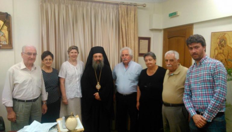 Tό νέο Δ. Σ. τοῦ Ἀσύλου Ἀνιάτου Πατρῶν στόν Μητροπολίτη Πατρῶν (ΦΩΤΟ)