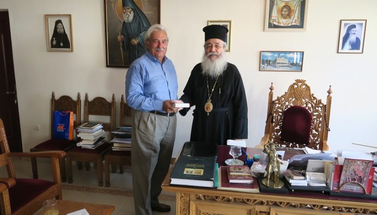 Στο Μητροπολίτη Φθιώτιδος ο νέος Διοικητής του Νοσοκομείου Λαμίας (ΦΩΤΟ)