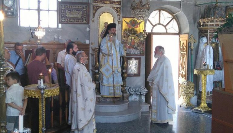 Ο Μητροπολίτης Κεφαλληνίας στον Άγιο Παντελεήμονα στα Πουλάτα (ΦΩΤΟ)