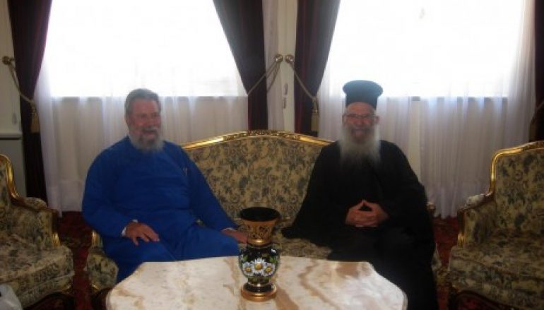 Στον Αρχιεπίσκοπο Κύπρου ο Μητροπολίτης Θυατείρων Γρηγόριος