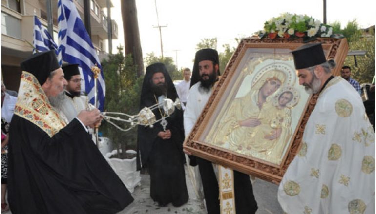 Η Παναγία Ιεροσολυμίτισσα στον Άγιο Χρυσόστομο Δράμας (ΦΩΤΟ)