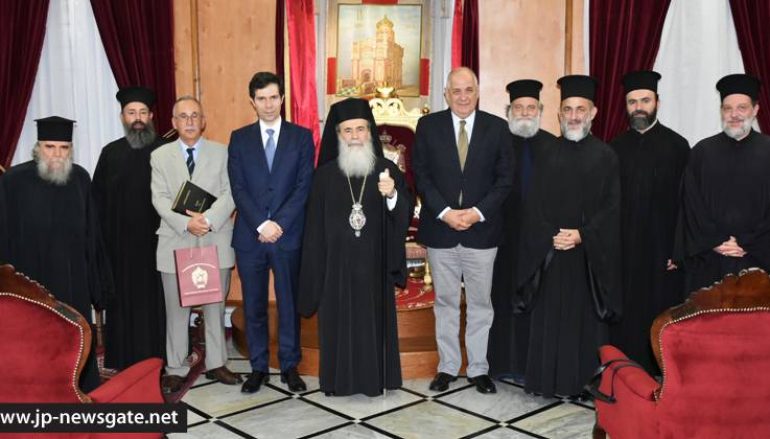 Στο Πατριαρχείο Ιεροσολύμων ο Τέρενς Κουίκ (ΦΩΤΟ)