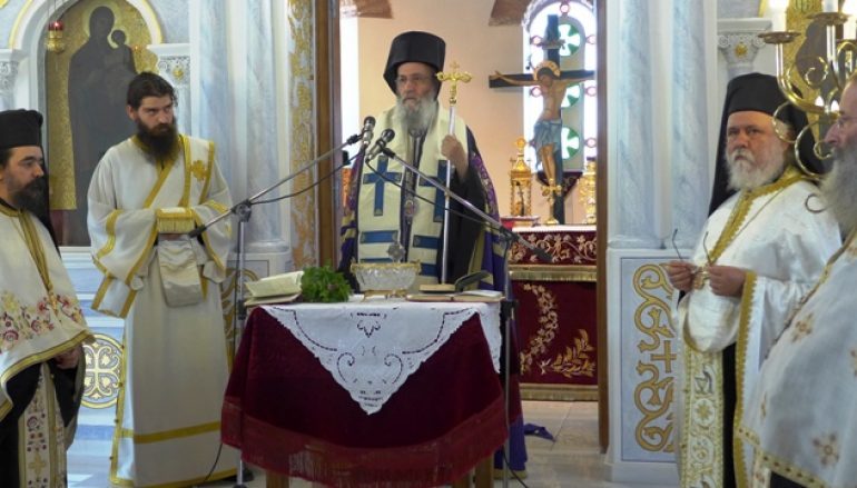 Ἁγιασμὸς τοῦ ἀνακαινισμένου Ἱεροῦ Ναοῦ Κοιμήσεως Θεοτόκου Παλαιοπαναγιᾶς (ΦΩΤΟ)