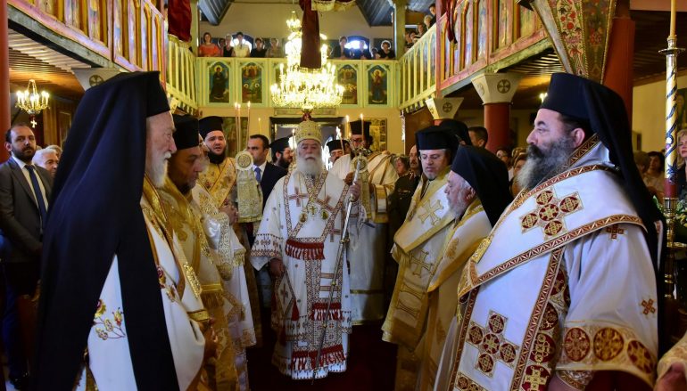 Πατριαρχική Θεία Λειτουργία στον Ι. Ν. Αγίου Γεωργίου Σοχού Λαγκαδά (ΦΩΤΟ)