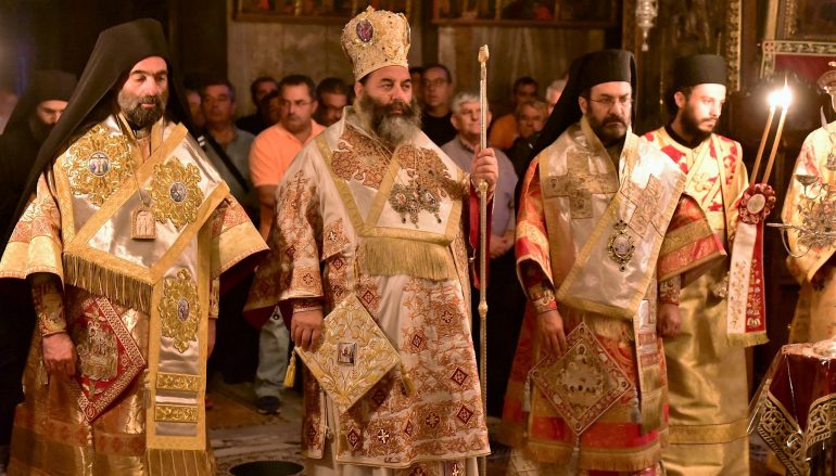 Η εορτή της Κοιμήσεως της Θεοτόκου στην Ι. Μονή Ιβήρων του Αγίου Όρους (ΦΩΤΟ)